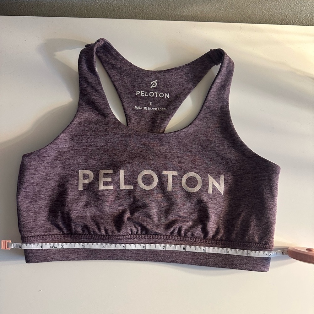 Peloton Heathered Purple Sports Bra